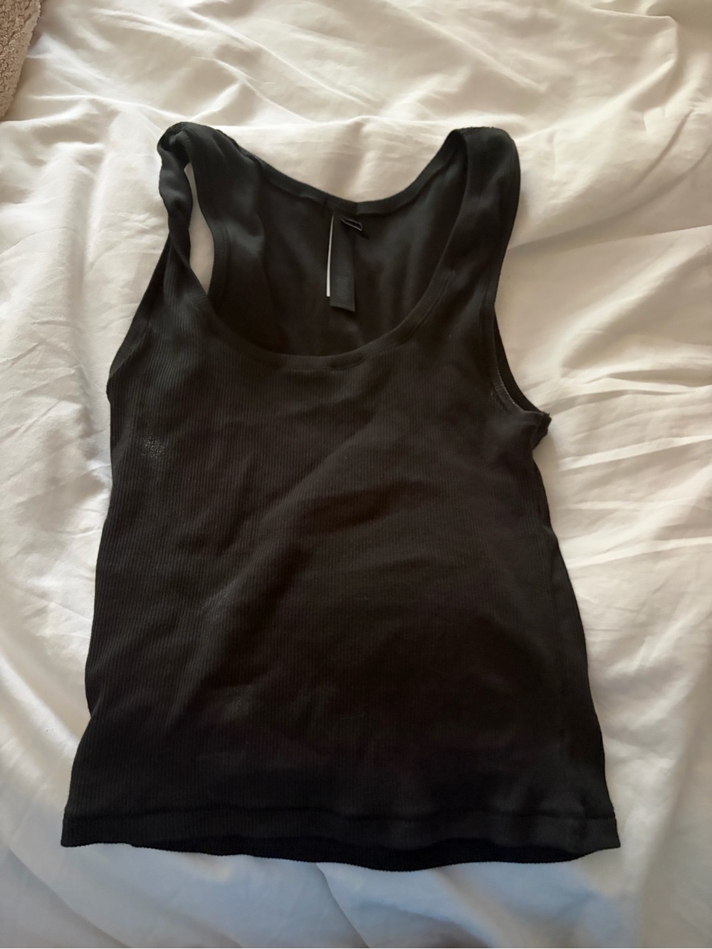 Skims cotton rib tank top